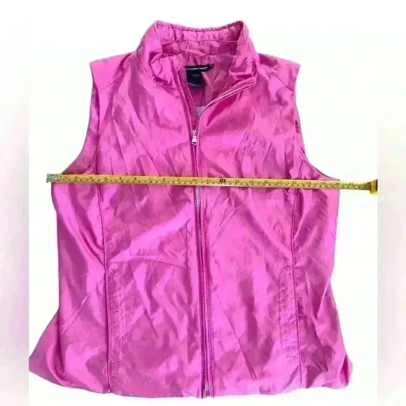 RALPH LAUREN Polo Golf Performance Wind Vest Sleeveless Pink Women's Size Large - Picture 4 of 5